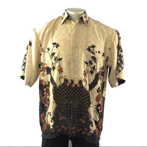 Batik Maswanto Other - Indonesian Batik Maswanto by Erawan jaya  lined button down shirt